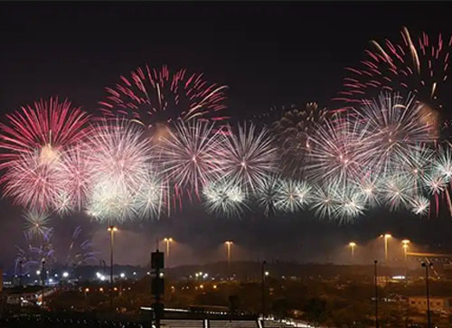 泰和县焰火晚会